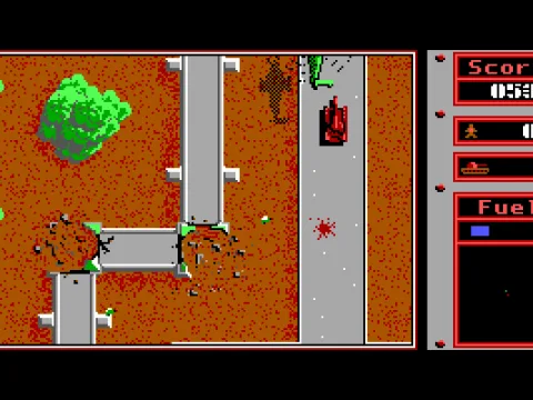 If you're a sadist, you can squash the enemy's men (and your own) with your tank and enjoy the