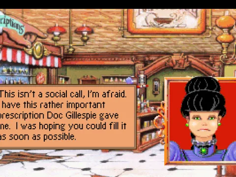 Penelope Primm comes by with a prescription