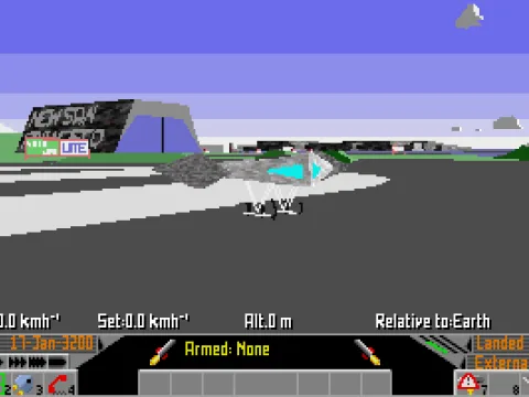 Docked in scenic New San Francisco.