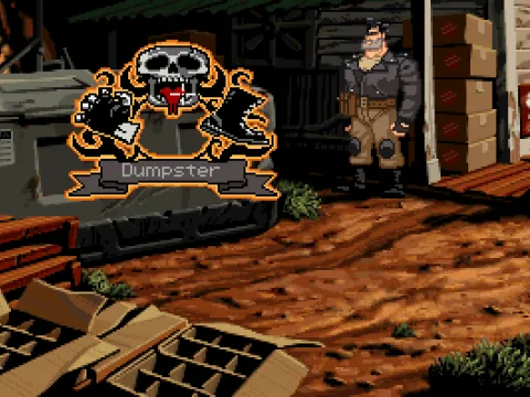 The game's starting location. Bringing up the interface