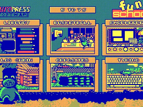 Selecting the game (CGA)