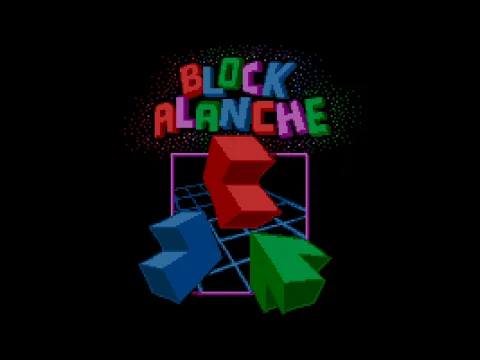 Blockalanche Intro screen