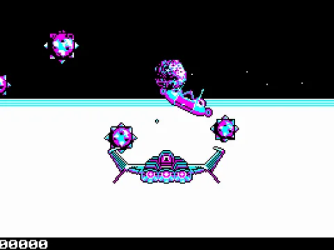 Enemies vary slightly from mission to mission; the main forces are meteoroids, mines and light fighters.