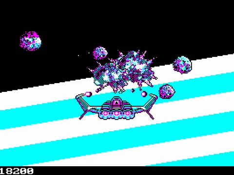 Phase 2: Aerial combat. The Thunder Cloud II can no longer turn, but roll. Thats pretty much all the difference.