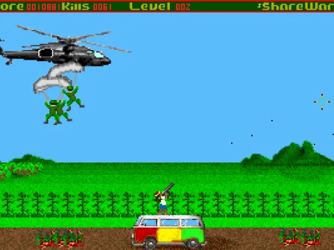 These blokes didn't hear what happened to the earlier drop squad. Oh, well...more body bags.