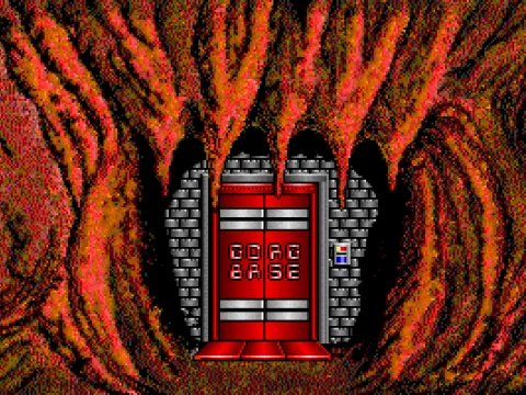 Outside the Gorg base