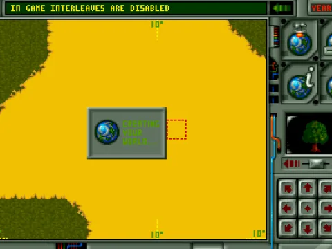 Generating a new world just for you.