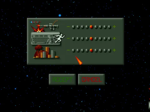 Select game variables.