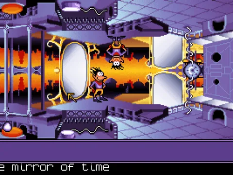 ...and even as his alternate self in the mirror world!