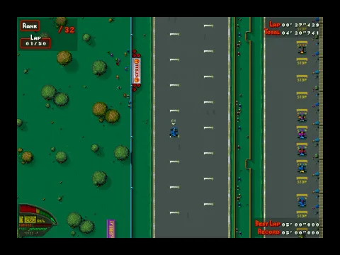 On the main straight during a qualifying lap