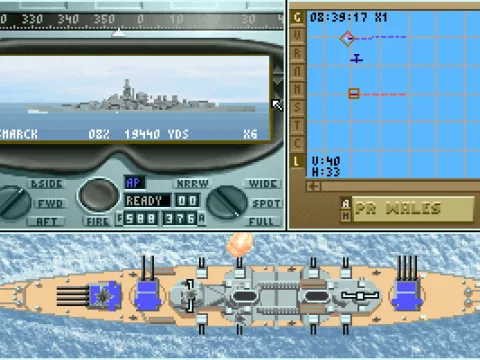 Main gunnery control station