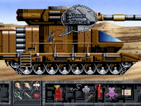 Jack's obviously not too fond of Ysanne driving.