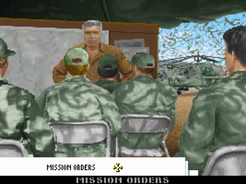 Mission briefing (MCGA/VGA)