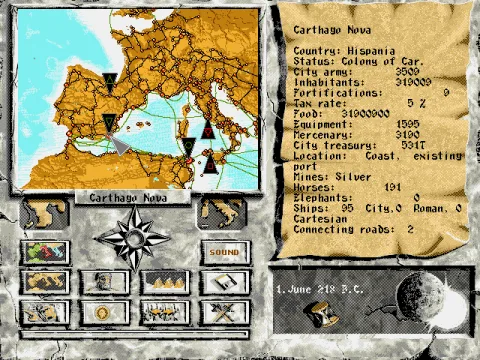 Main Game Screen
