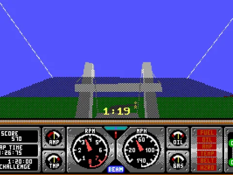 jumping over the drawbridge - EGA