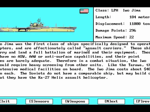 In-game ship database