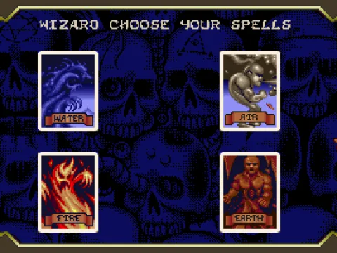 The Wizard and the Elf can choose their specialty in magic