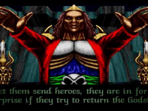 The wizard has scattered the talismans... bad luck for the gods