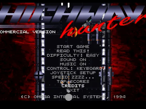 Main menu