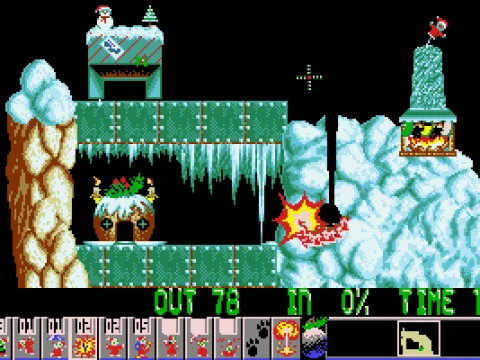 A screenshot made right in the moment of a little BOOM!