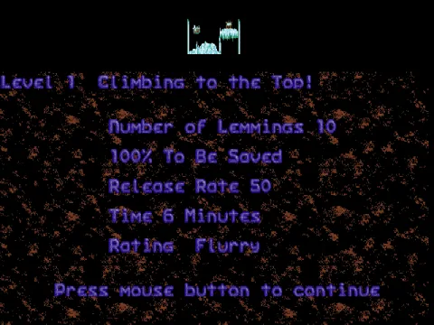 Holiday '93 - beginning Level 1