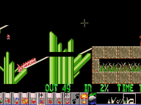 Holiday Lemmings 1993 - doesn't this level seem a bit out of place?...