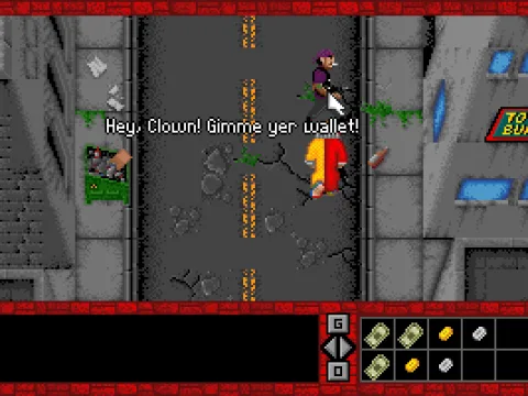 The thug wants you wallet...