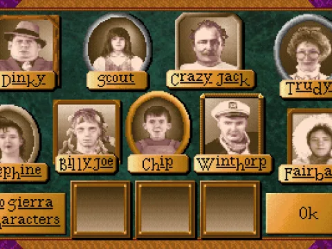 ... and various original characters.