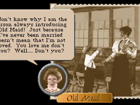 Old Maid introduction screen