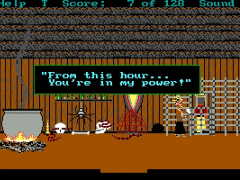 Captured by the witch doctor..