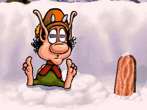 BAR - BAR. Not a winner. Hugo also spits out some icecubes before he can continue.