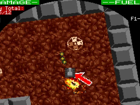 I ran over that green fellow but good.  Those pads look like the anti-aircraft guns from Island Hopper!