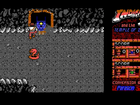 Escape with the mine cart. (EGA)