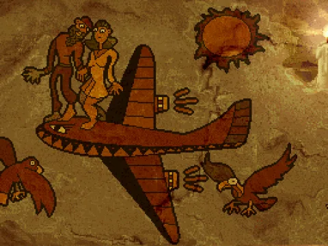 Ah... the ancient humans (from the intro)