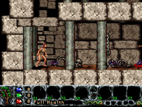 The first enemies: the spiders