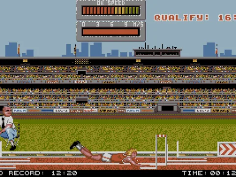 Ouch - we knocked down three hurdles and are disqualified.