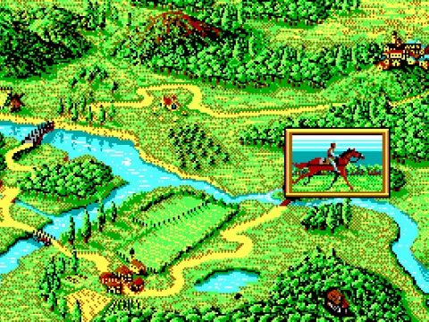 Travelling between map locations