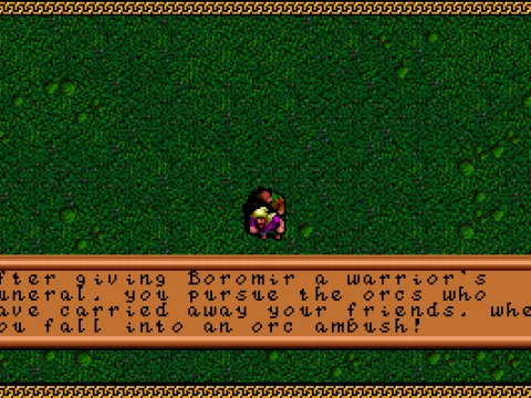 You start with Aragorn's party