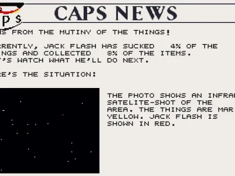 Where is Jack Flash? What has he done in the level?