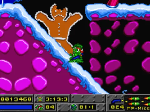 Looks like someone has already caught the Gingerbread Man and taken a big chunk out of him