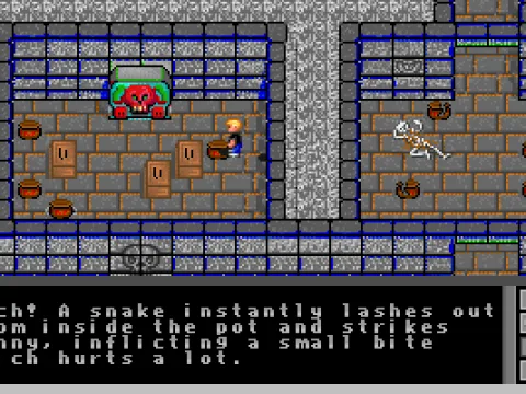 Explosing the temple's interior.