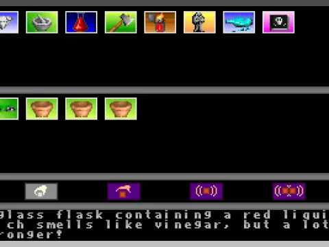Inventory management and item interaction is awkward and exhausting.