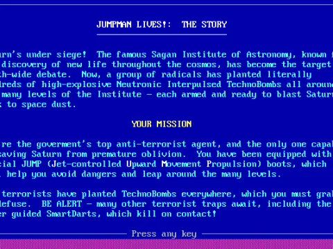 There's actually a story behind this game!