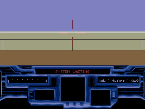 Launching from the police station roof.