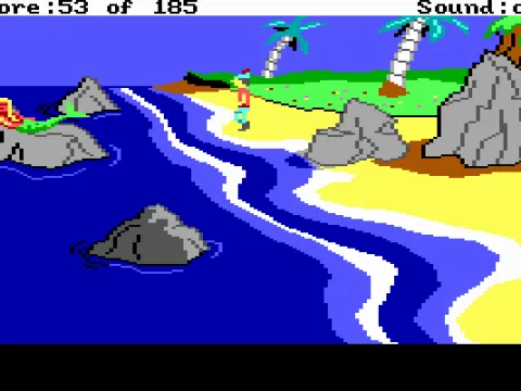 King Graham encounters a mermaid