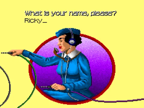 Getting ready to connect for a two-player game.