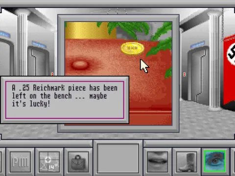 A coin! So that's what that pixel was...