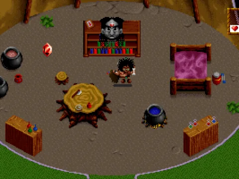 Shaman invoking a spirit