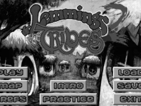 Title Screen (Monochrome VGA Mode)