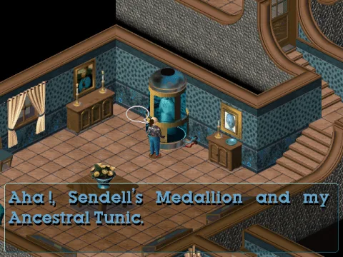 Exploring the local museum. Hmm, looks like you found something...